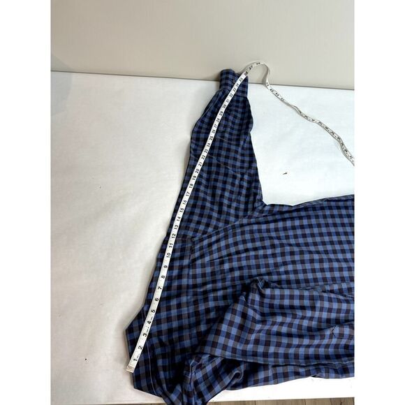 MSL Men's Checkered Button Down Shirt Blue 100% Cotton - Men's Size XL - Picture 6 of 11